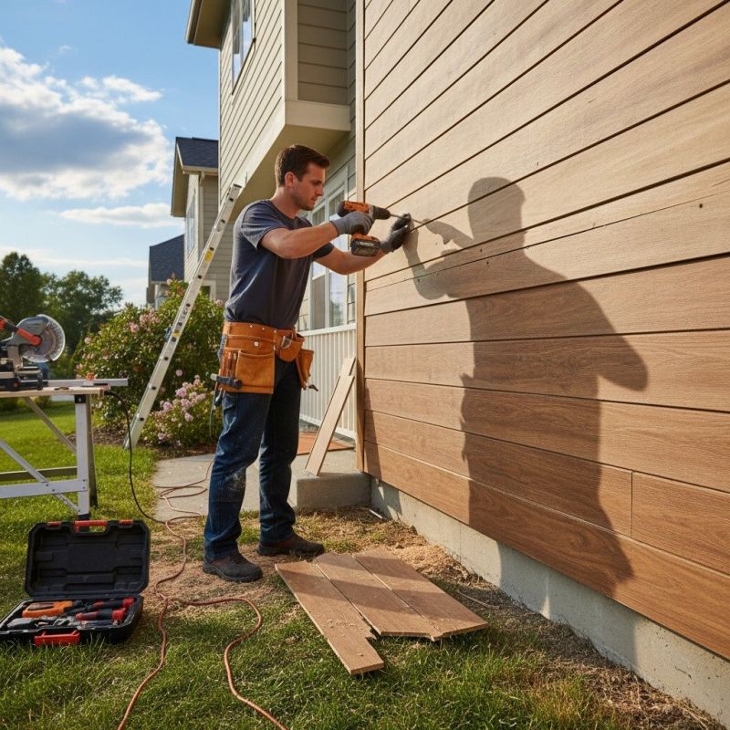 Cement Siding Repair
